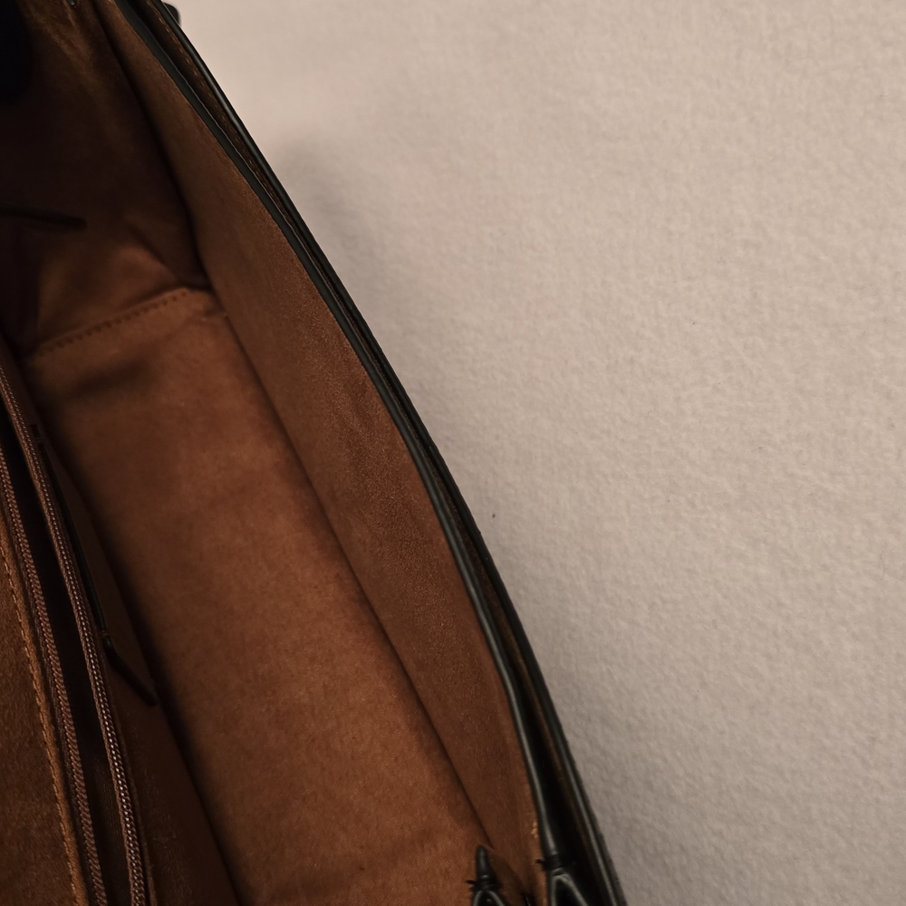 Coach Choulder Bag, Black With 2 Straps - Picture 14 of 16